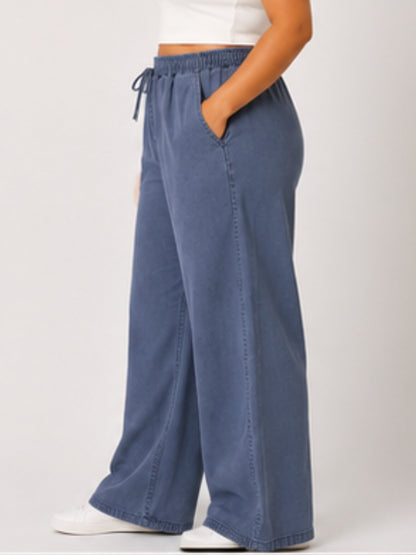 Women Blue Grey  Straight Fit Soft Denim Jeans | TEMPA