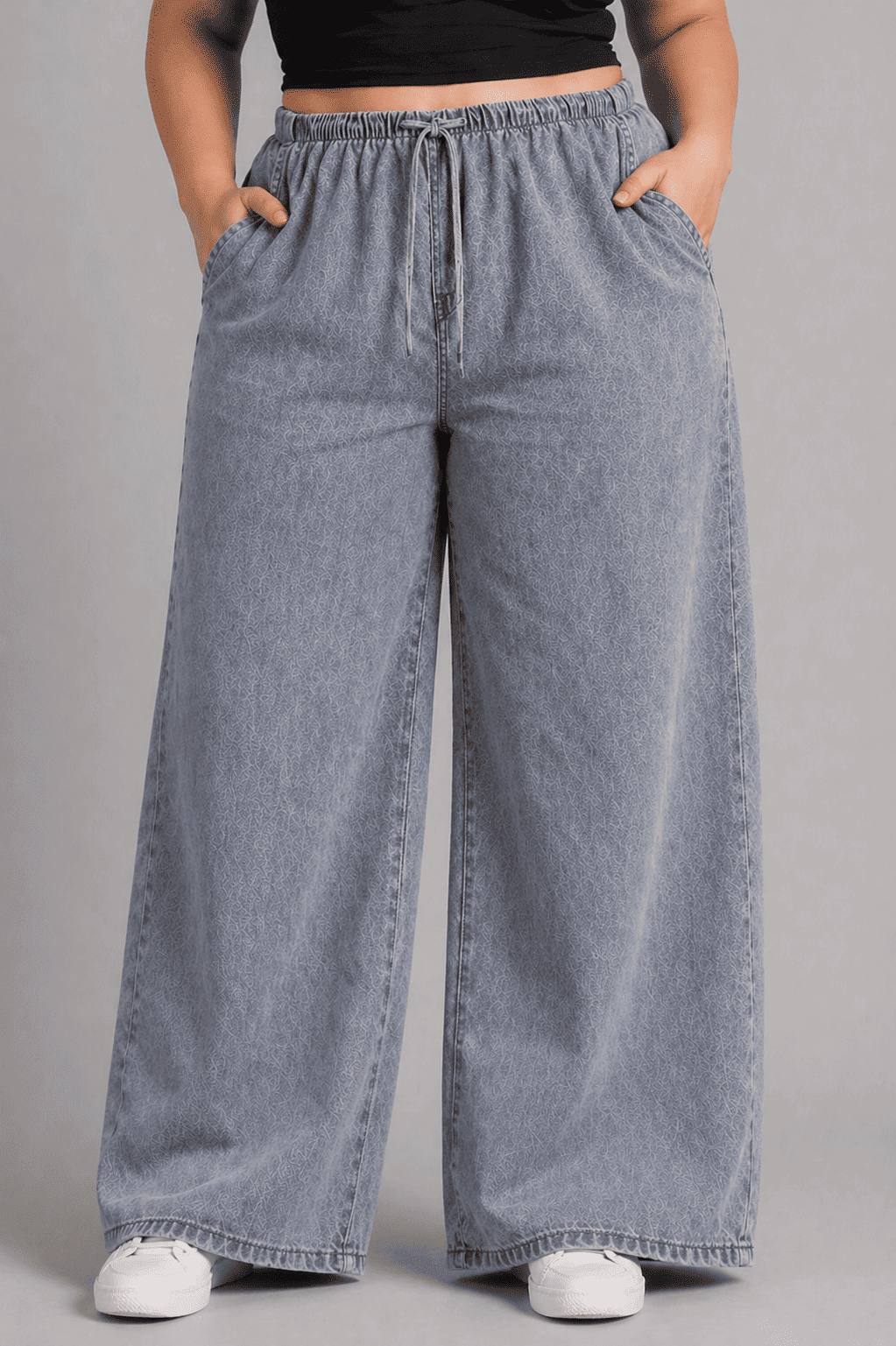 Women Blue Grey  Straight Fit Soft Denim Jeans | TEMPA