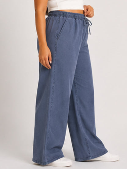 Women Blue Grey  Straight Fit Soft Denim Jeans | TEMPA